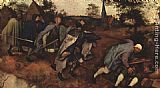 Pieter The Elder Bruegel Canvas Paintings - The Parable of the Blind Leading the Blind